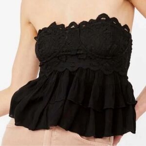 Free People Adella Strapless Top